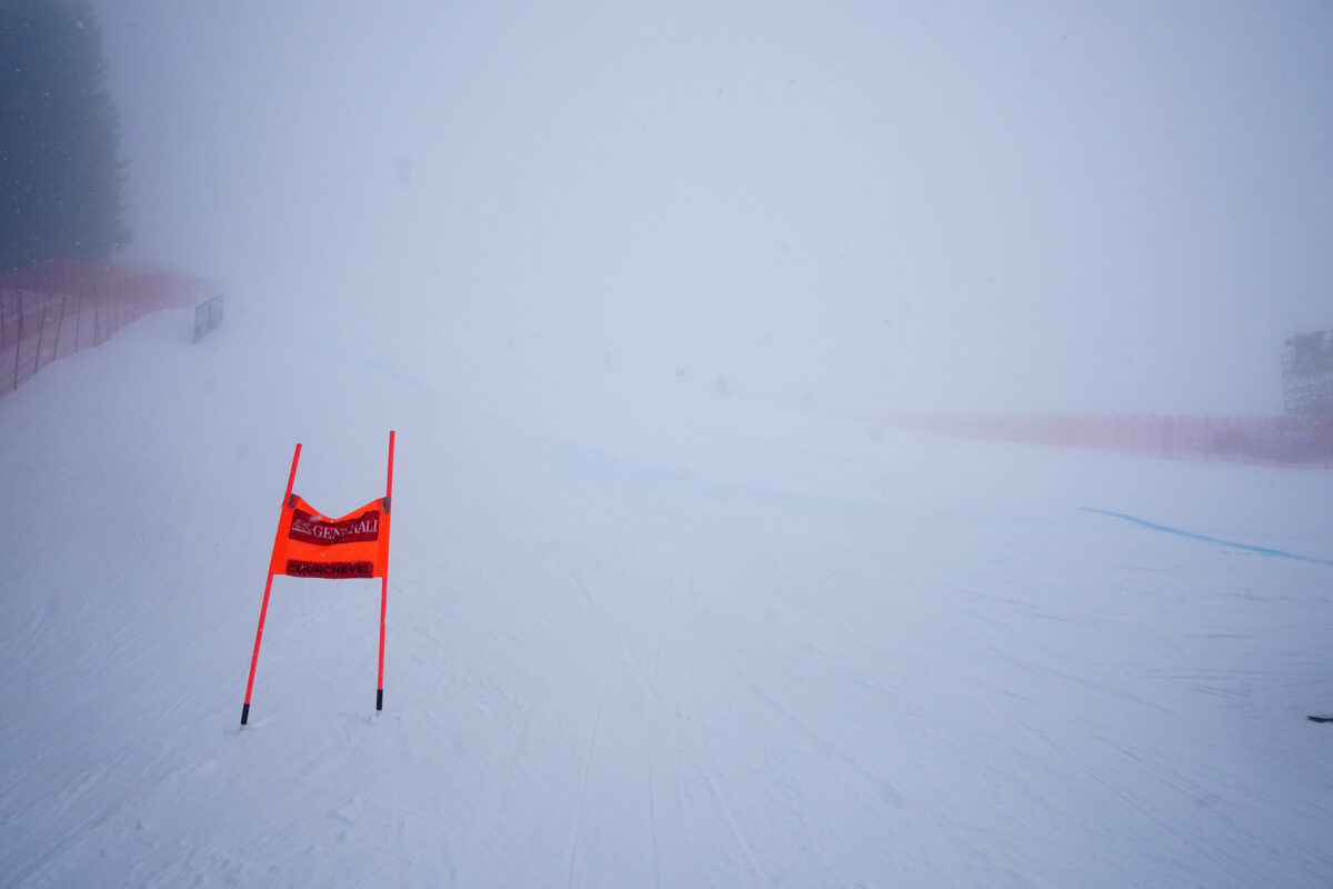 Odpovedan tudi drugi superveleslalom v Courchevelu