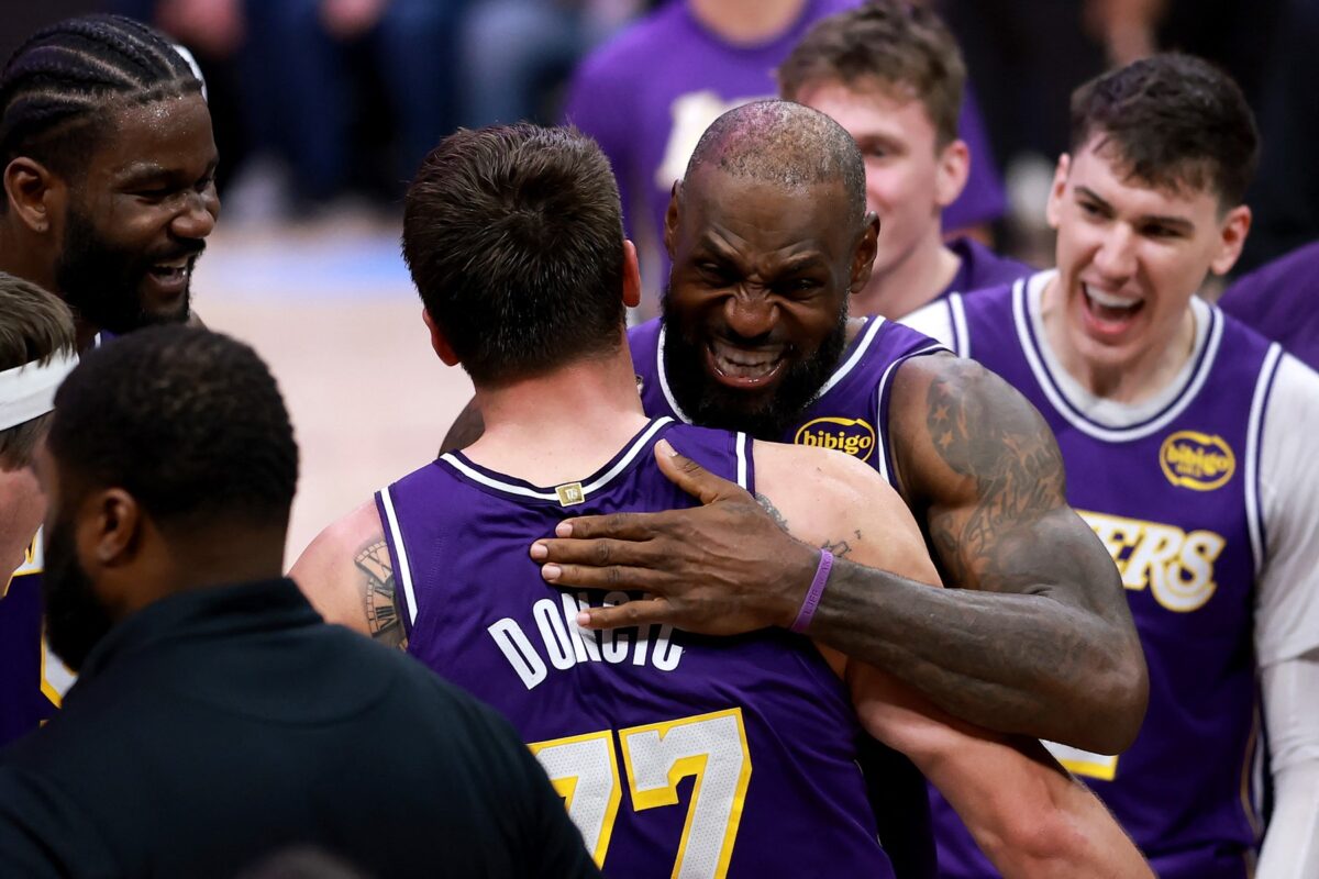 Dončićevi zabavi se je pridružil tudi veliki James (VIDEO)