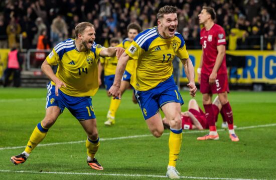 Football, World Cup Qualifier, Play-off, Sweden - Poland
