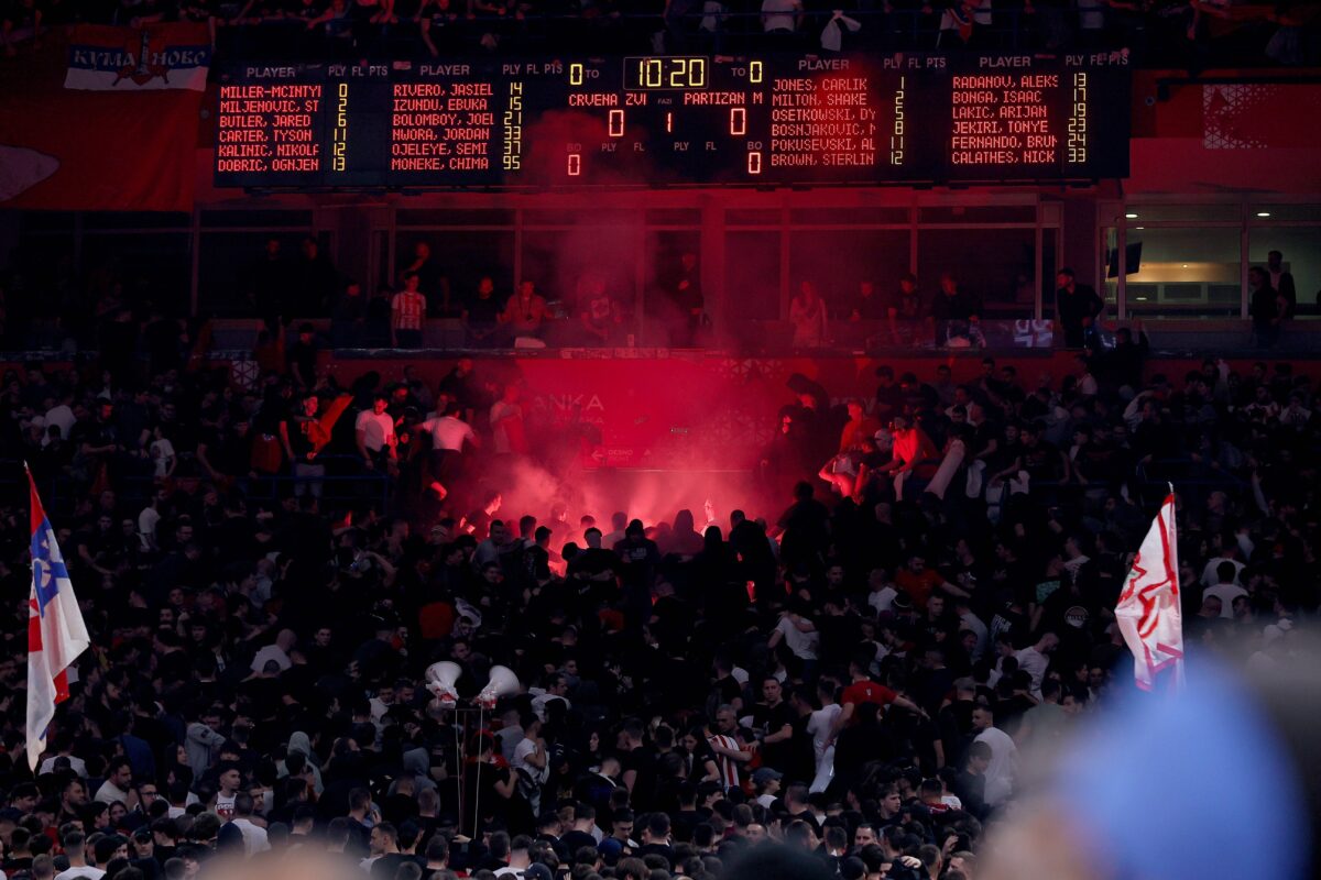 Kaos v Beogradu (VIDEO)