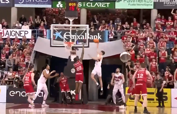 Slovenski up s potezo tekme ob zmagi Baskonie (VIDEO)