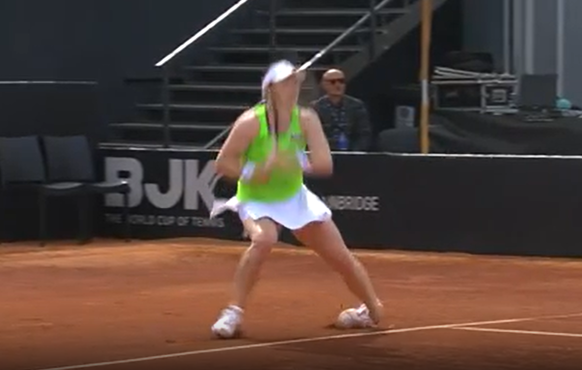 Trenutek, ko je Tamari Zidanšek obrnilo gleženj (VIDEO)