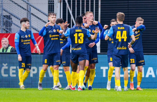 Prva liga Telemach 2025/2026 football match between Celje and Olimpija in Celje
