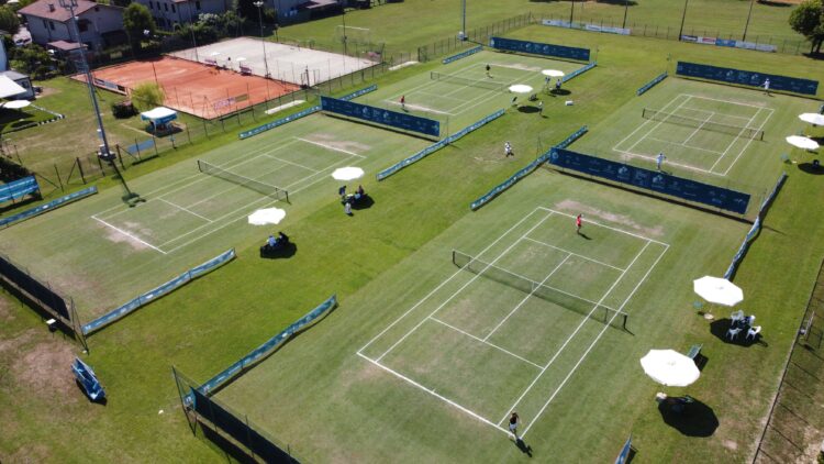 Tennis, it's time for ÒGaibledonÓ: the Italian Wimbledon kicks off on Monday 13 June. Gaiba, Rovigo, Italy