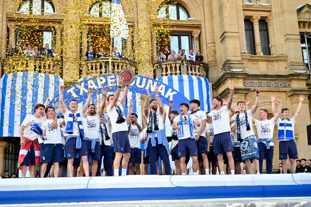 100.000 ljudi na ulicah proslavilo uspeh Real Sociedada