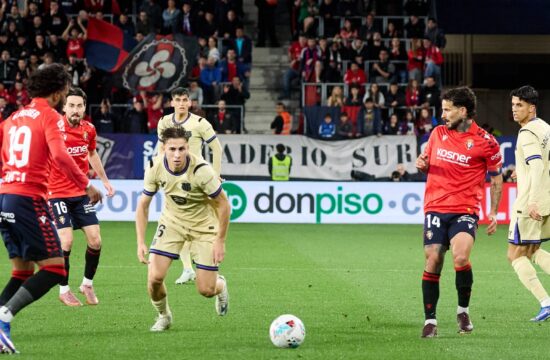 Spanish Liga EA Sports: CA Osasuna vs FC Barcelona, Pamplona, Spain