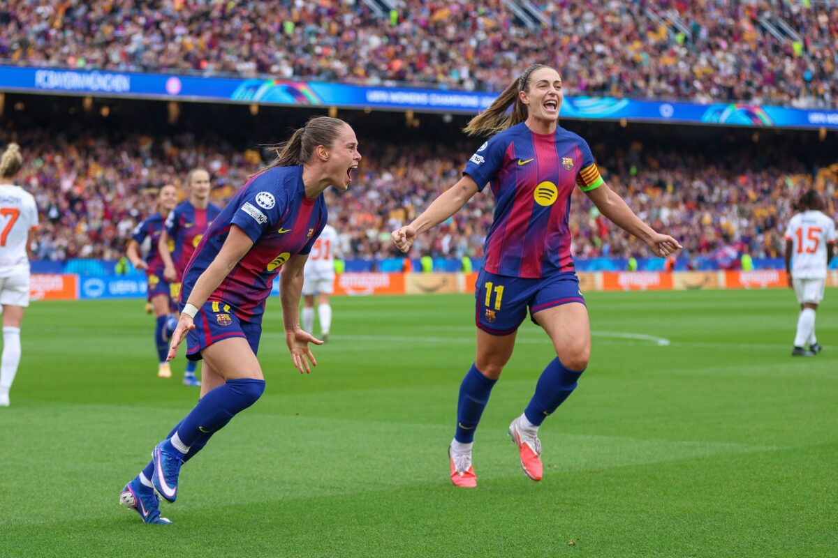 V finalu lige prvakinj tudi nogometašice Barcelone