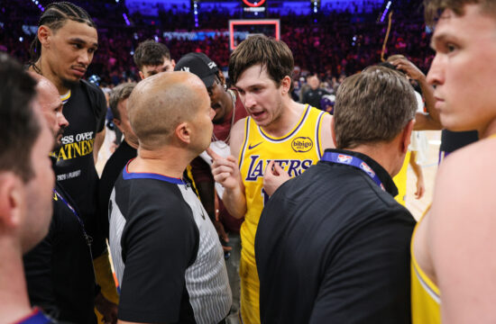 Dončićev soigralec napadel sodnika, miril ga je kar Luka