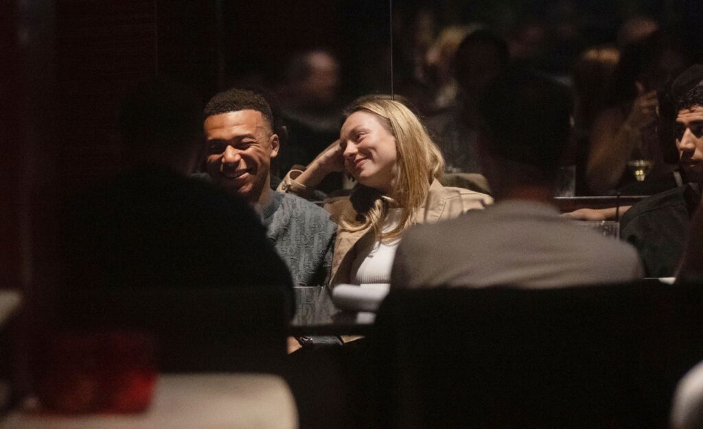 *EXCLUSIVE* France's Real Madrid Footballer Kylian Mbappe and Ester Exposito looked very close and smitten together at a Parisian restaurant during Paris Fashion Week. *PICTURES TAKEN ON THE 02/03/2026*