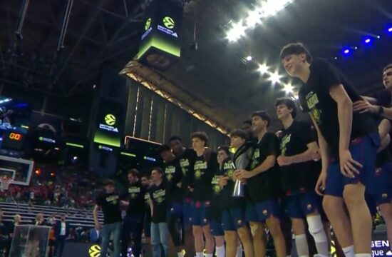 Slavje Barcelone s slovenskim pridihom (VIDEO)