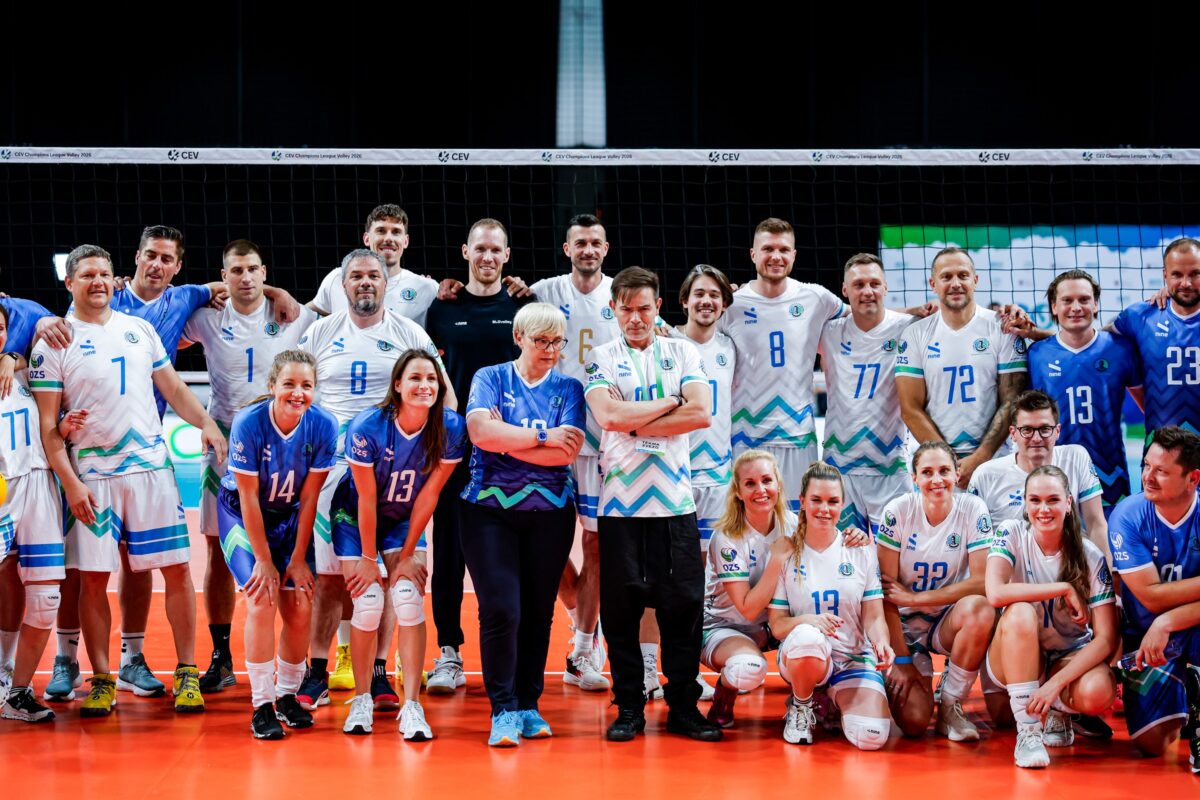 Tine Urnaut v Tivoliju združil odbojko in dobrodelnost