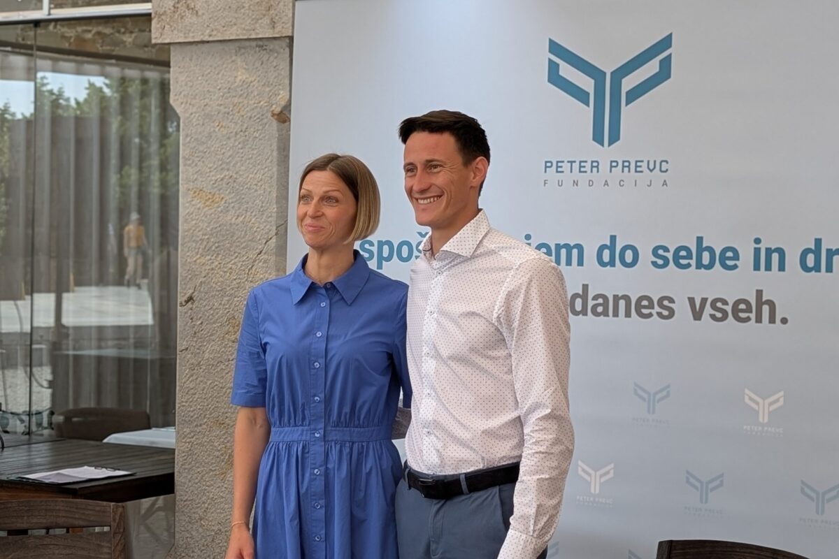 Peter Prevc z ženo začenja novo poglavje
