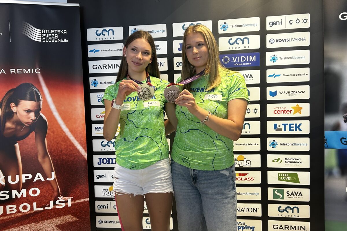 Zlata Živa Remic in bronasta Oriana Lovrec pokazali svoji odličji