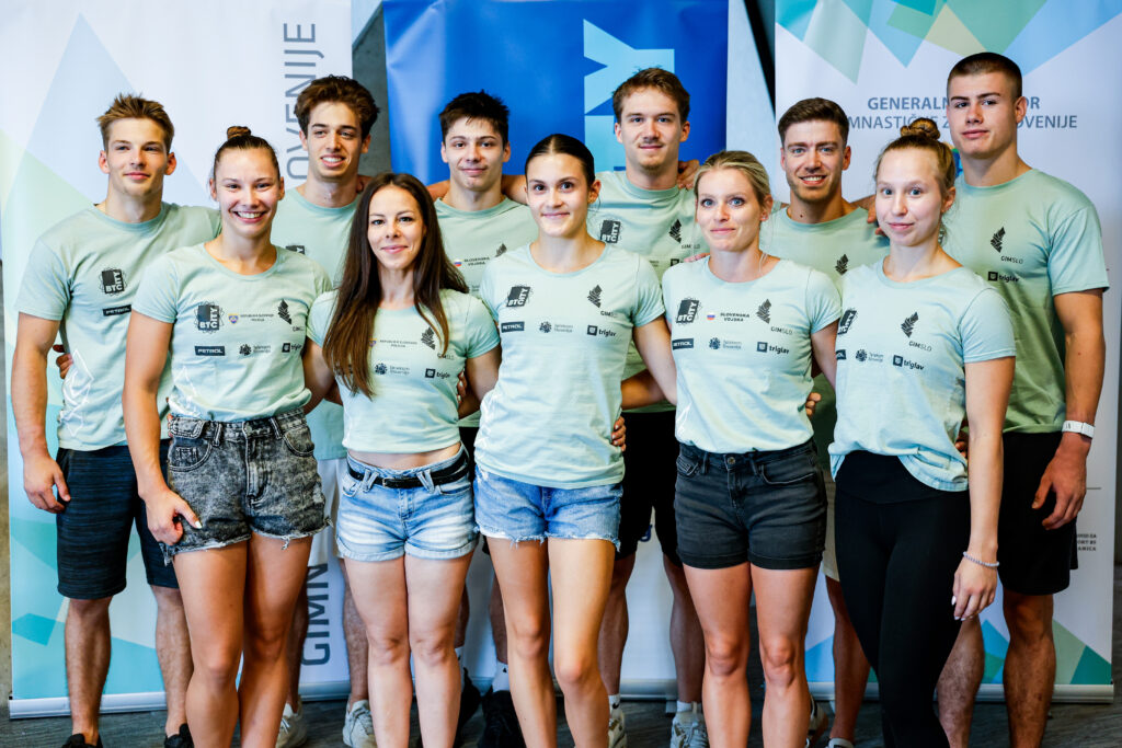 Slovenia Gymnastic team press conference, Ljubljana