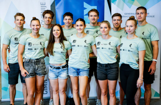 Slovenia Gymnastic team press conference, Ljubljana