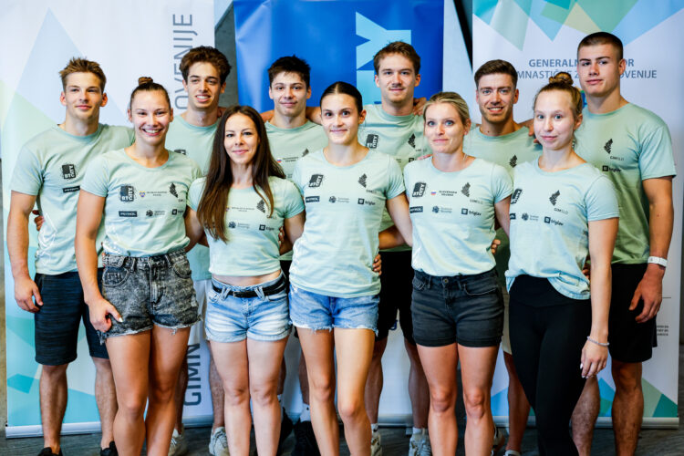 Slovenia Gymnastic team press conference, Ljubljana