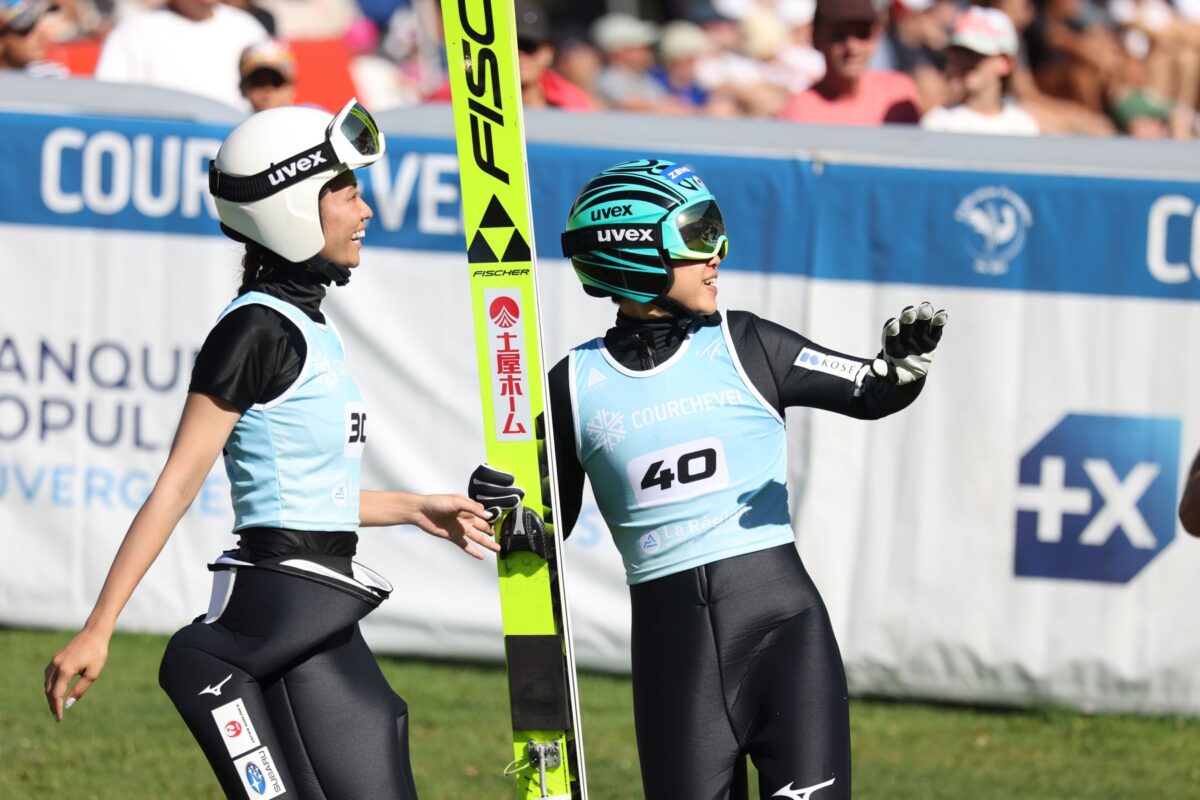 Japonka slavila v Courchevelu, Ema Klinec peta