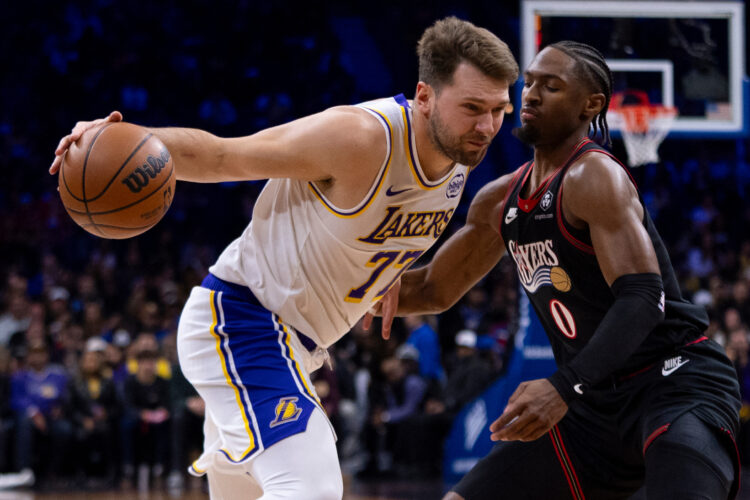 Luka Dončić in Tyrese Maxey